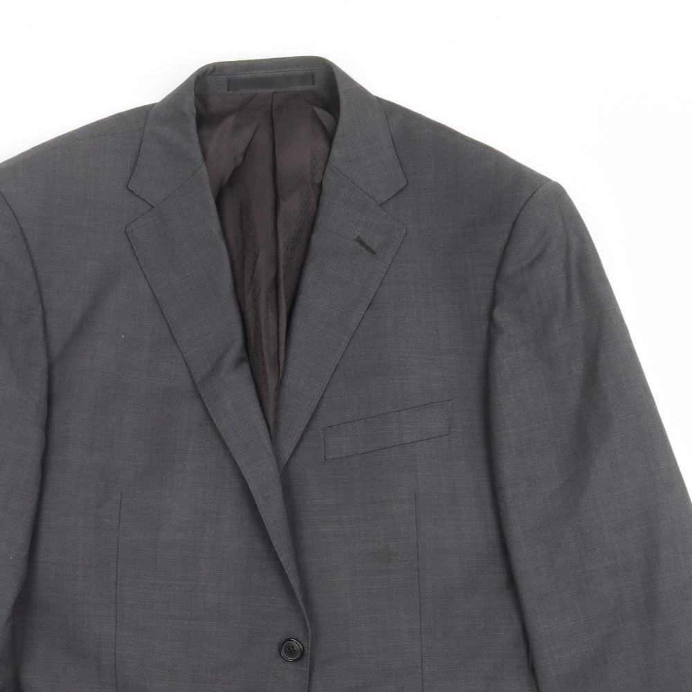 Mens UK Size 42 Marks and Spencer Regular Grey Suit Jacket