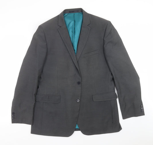 F&F Mens Grey   Jacket Suit Jacket Size 42