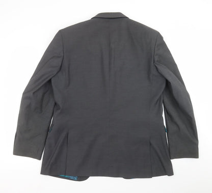 F&F Mens Grey   Jacket Suit Jacket Size 42