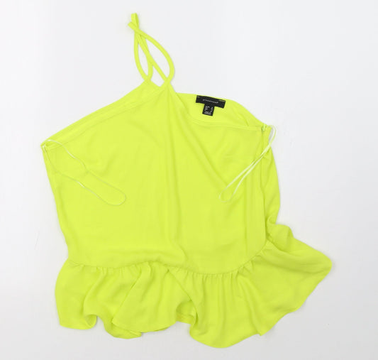 Primark Womens Yellow   Basic Tank Size 12