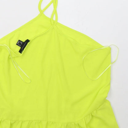 Primark Womens Yellow   Basic Tank Size 12