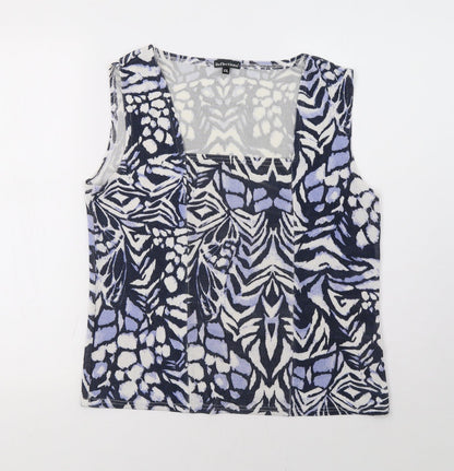 Womens UK Size 2XL Reflections Blue Basic Tank