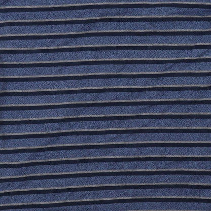 F&F Mens Blue Striped  Pullover Sweatshirt Size L