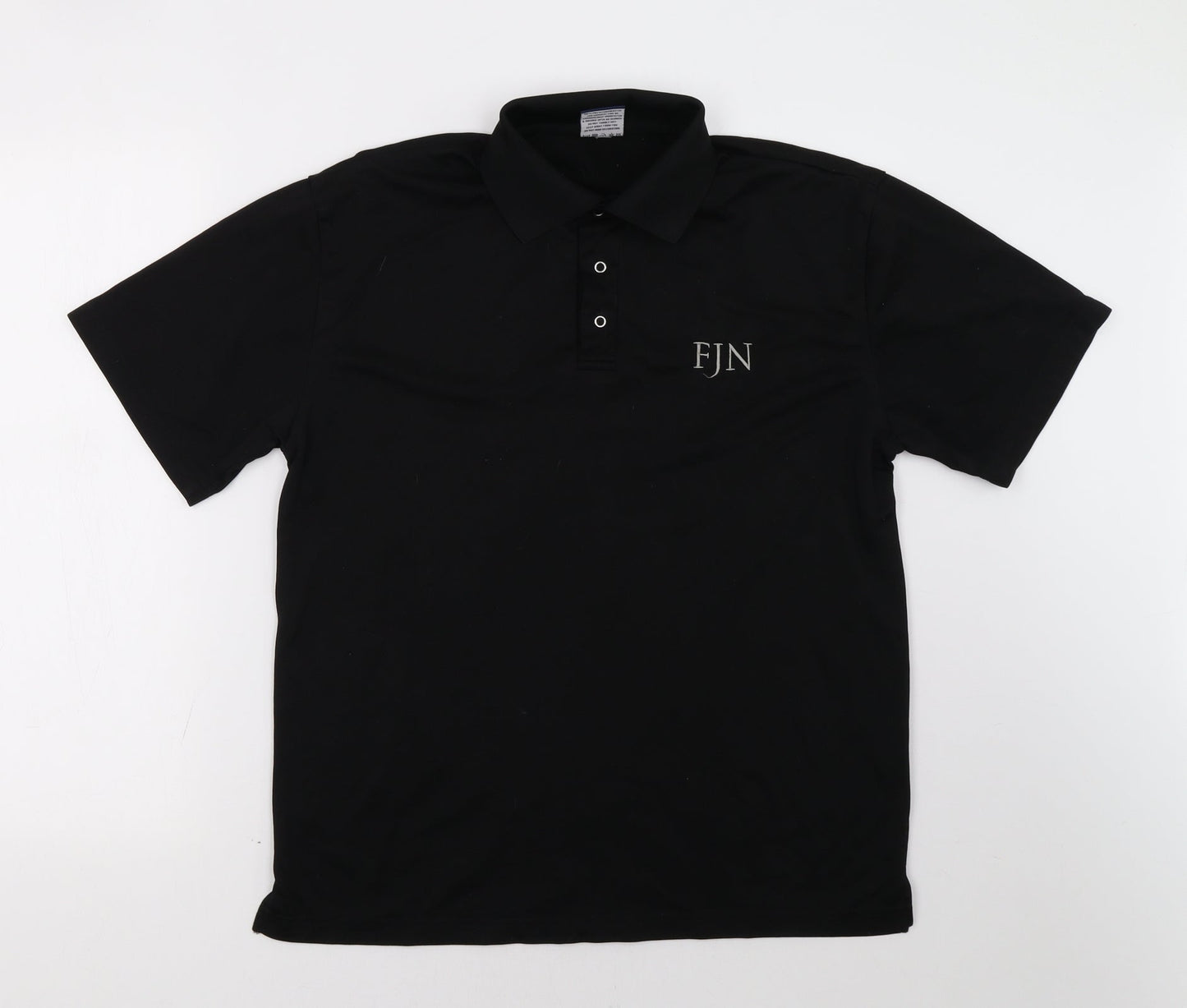 Uneek Mens Black    Polo Size L