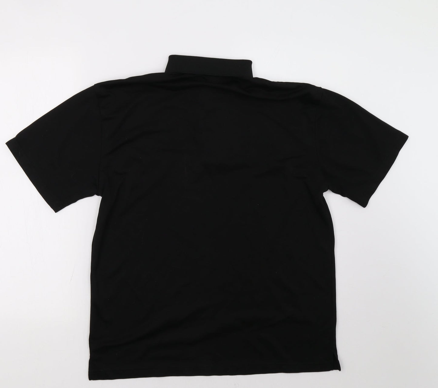 Uneek Mens Black    Polo Size L