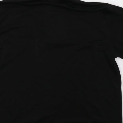 Uneek Mens Black    Polo Size L