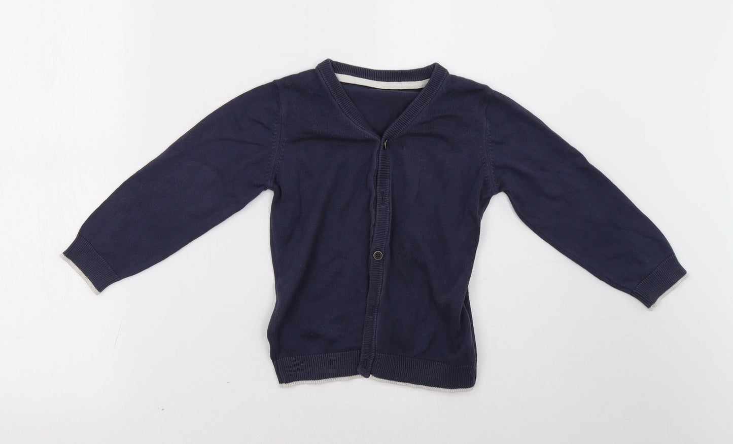 Mothercare Girls Blue   Cardigan Jumper Size 3-4 Years