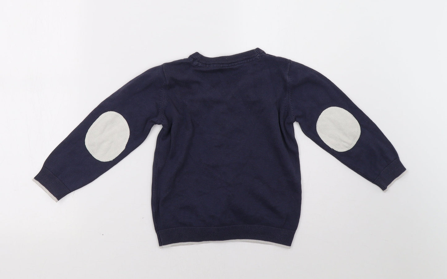 Mothercare Girls Blue   Cardigan Jumper Size 3-4 Years