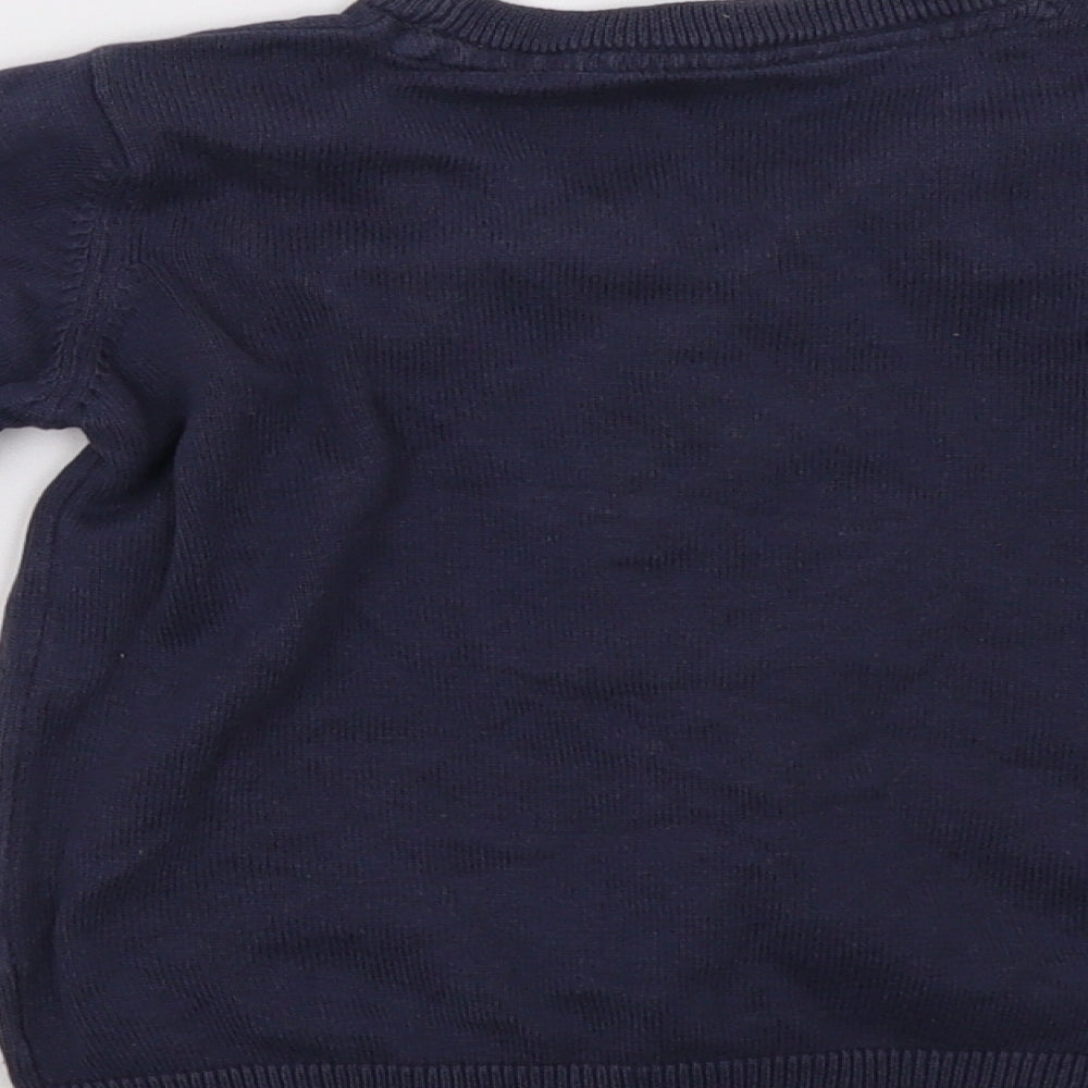Mothercare Girls Blue   Cardigan Jumper Size 3-4 Years