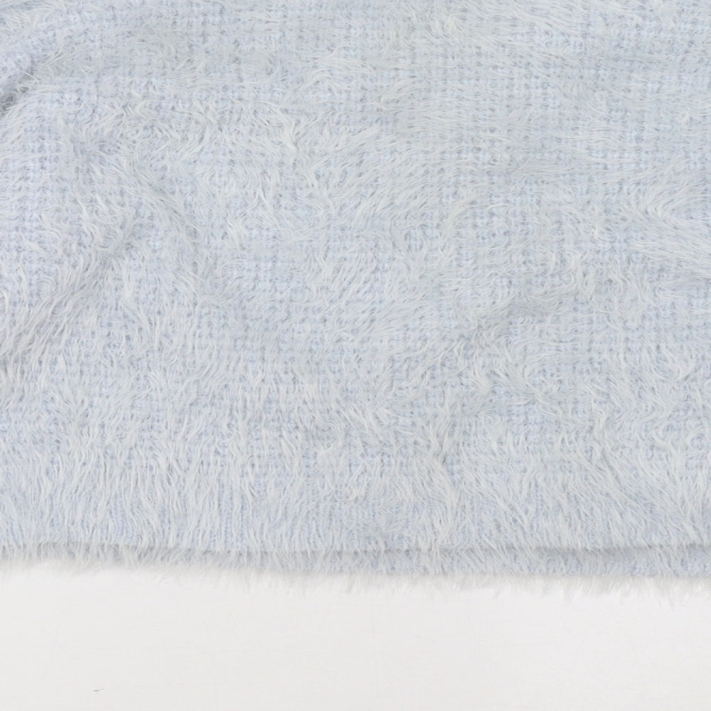 Womens UK Size M FOREVER 21 Blue Pullover Sweatshirt