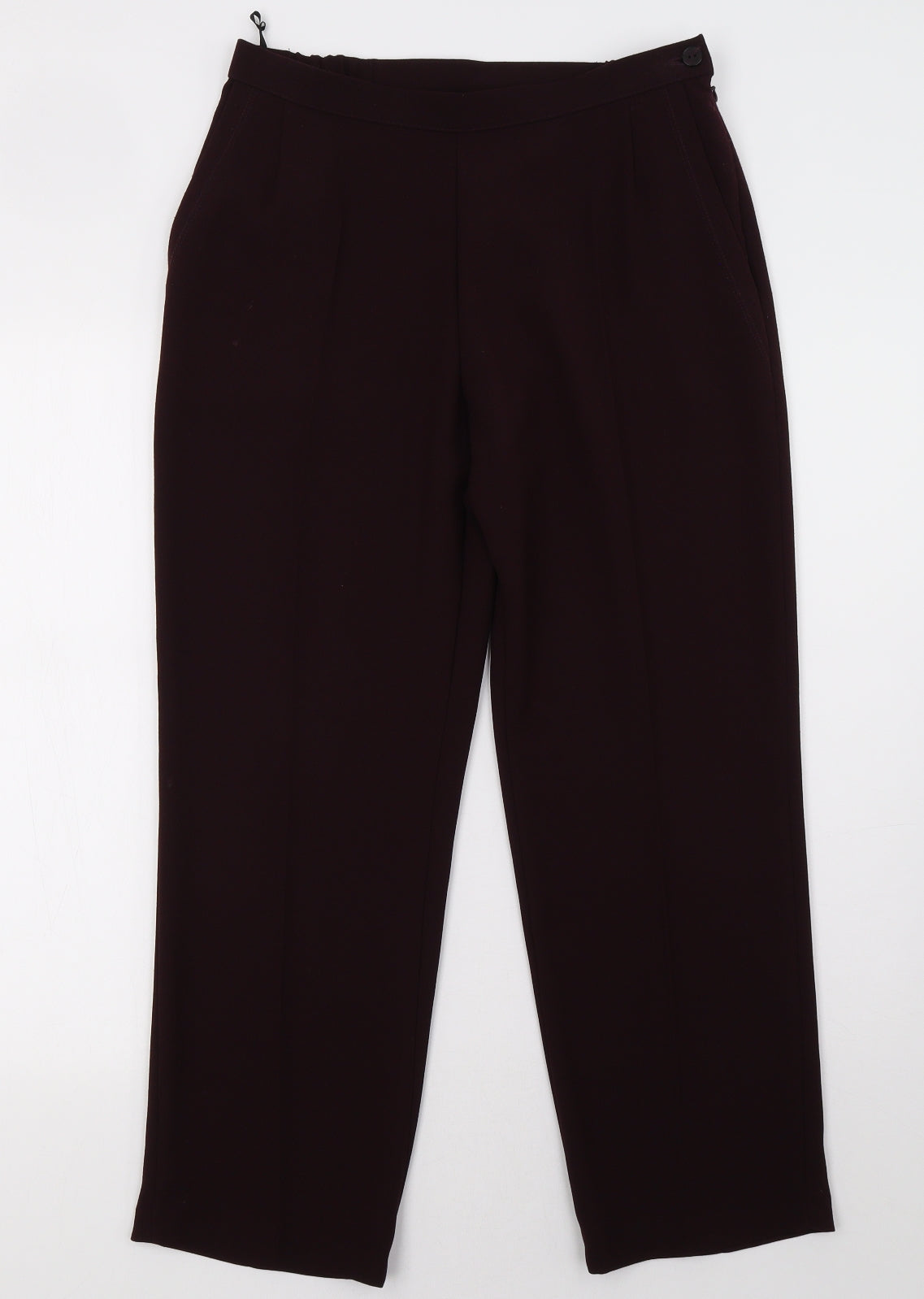 Womens UK Size 12 Marks and Spencer Regular Fit  Purple Trousers