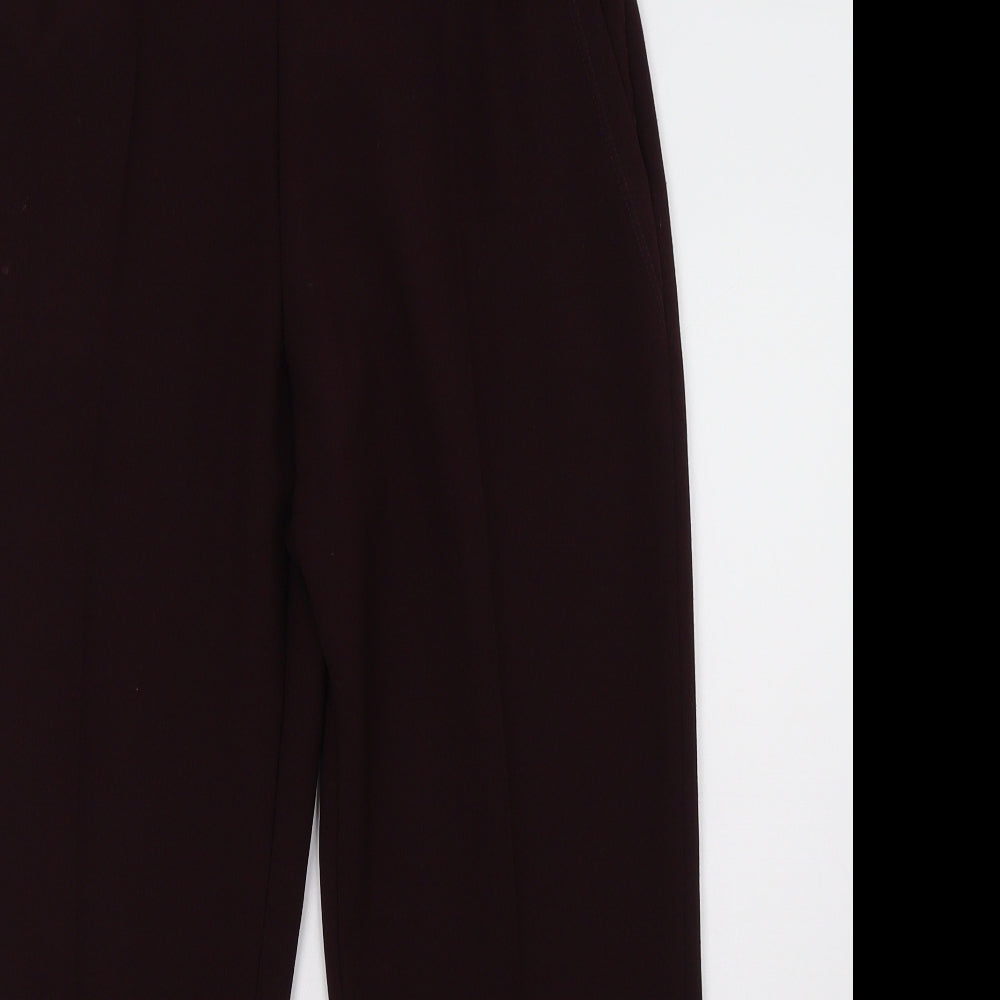 Womens UK Size 12 Marks and Spencer Regular Fit  Purple Trousers
