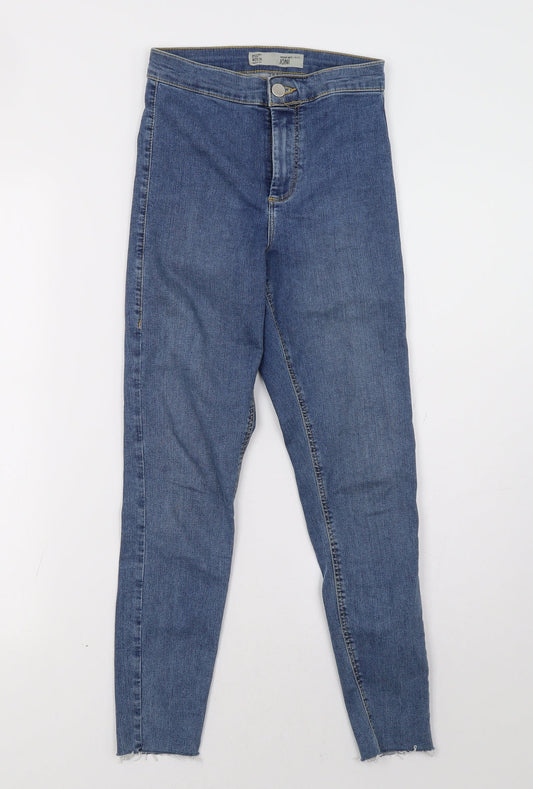 Topshop Womens Blue   Skinny Jeans Size 25 L28 in