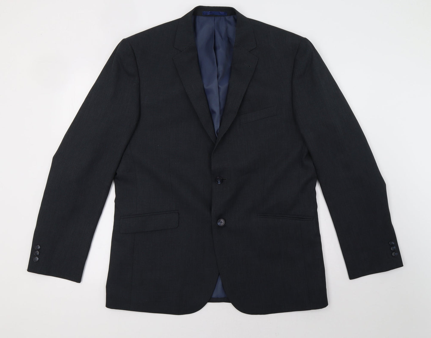 Matalan Mens Blue  Rayon Jacket Blazer Size 42