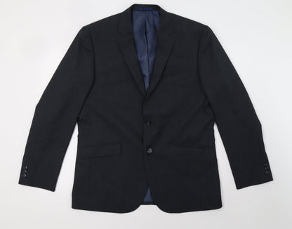 Matalan Mens Blue  Rayon Jacket Blazer Size 42