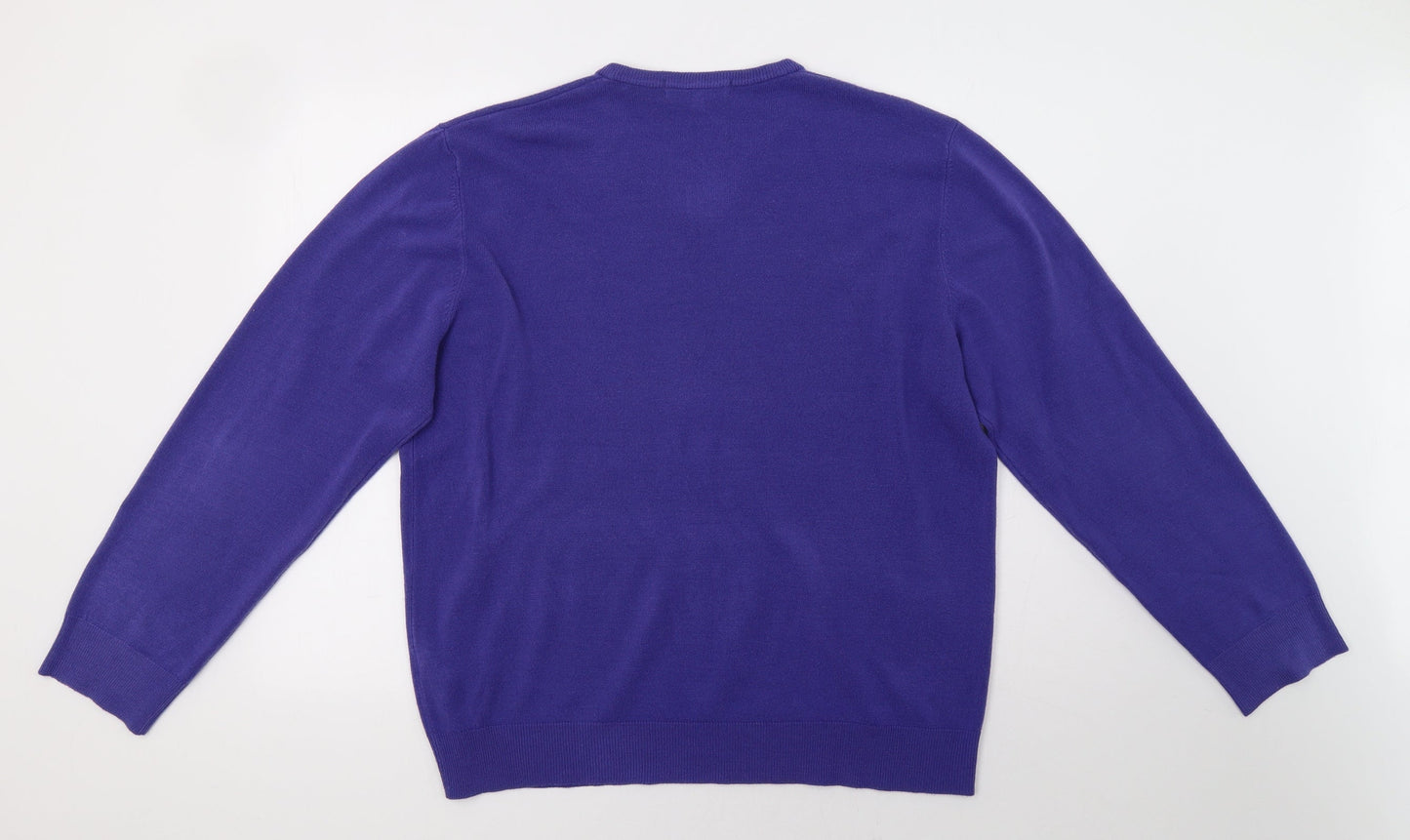 Womens UK Size XL Marks and Spencer Purple Pullover Sweatshirt