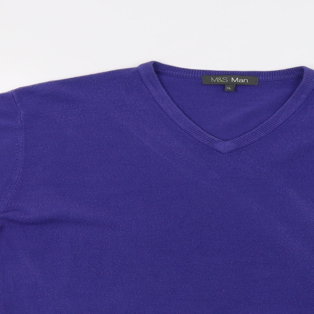 Womens UK Size XL Marks and Spencer Purple Pullover Sweatshirt