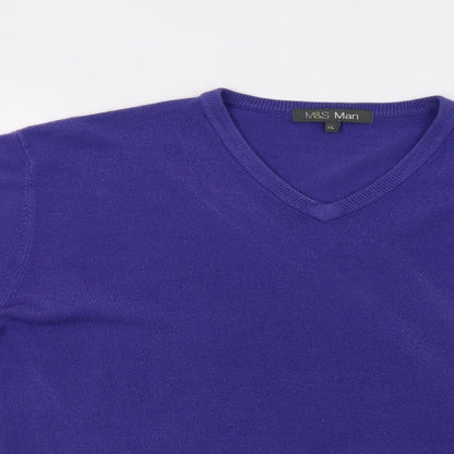Womens UK Size XL Marks and Spencer Purple Pullover Sweatshirt