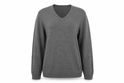 Front view of Marks & Spencer women’s grey jumper, size XL
