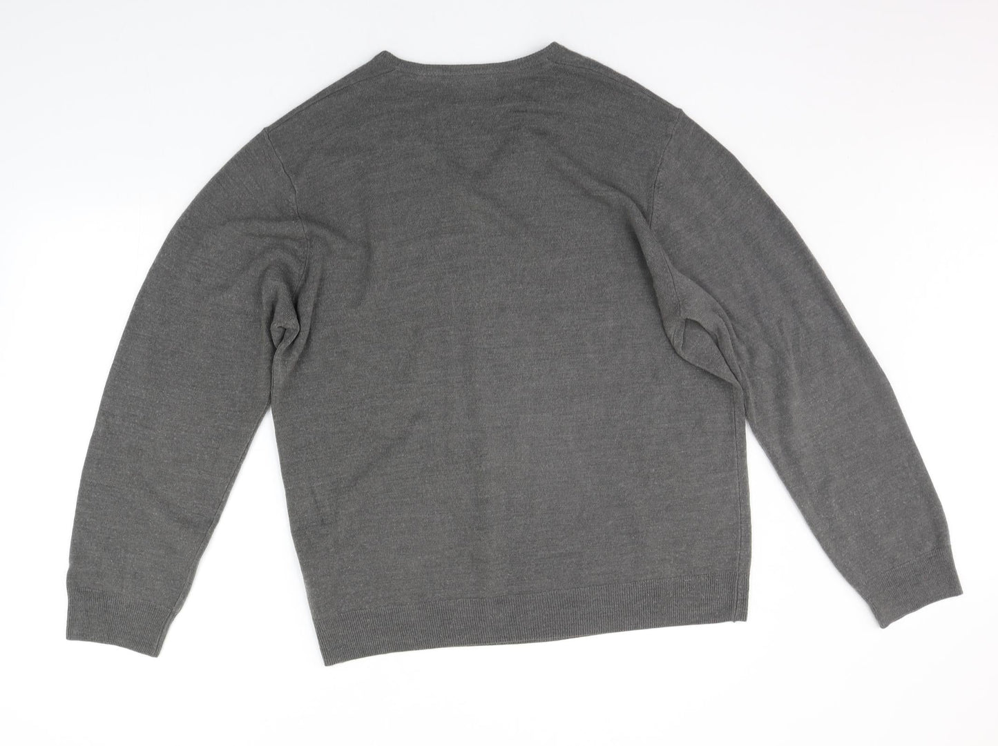 Womens UK Size XL Marks and Spencer Grey Pullover Jumper