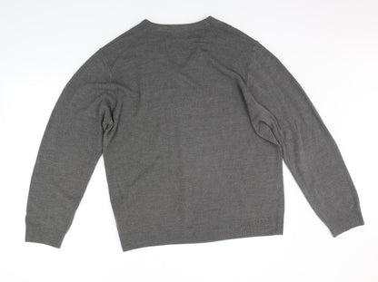 Womens UK Size XL Marks and Spencer Grey Pullover Jumper