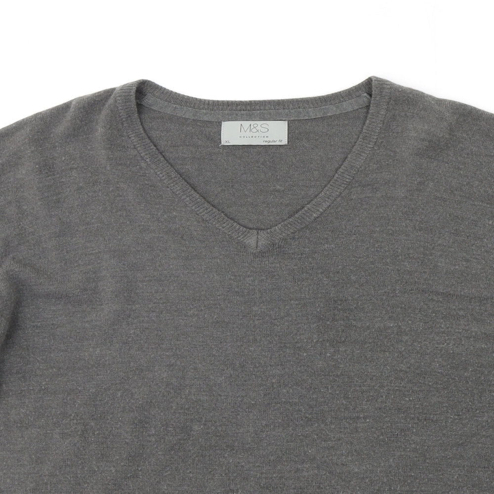 Womens UK Size XL Marks and Spencer Grey Pullover Jumper