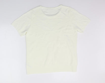 BHS Womens White   Pullover Jumper Size 16