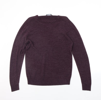 Womens UK Size S Cedar Wood State Purple Pullover Jumper