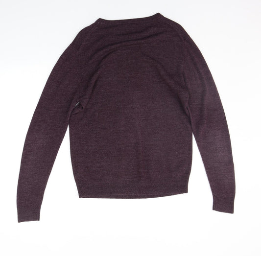 Womens UK Size S Cedar Wood State Purple Pullover Jumper