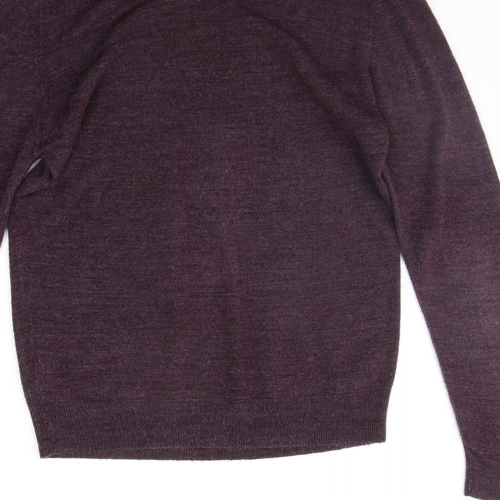 Womens UK Size S Cedar Wood State Purple Pullover Jumper