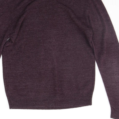 Womens UK Size S Cedar Wood State Purple Pullover Jumper