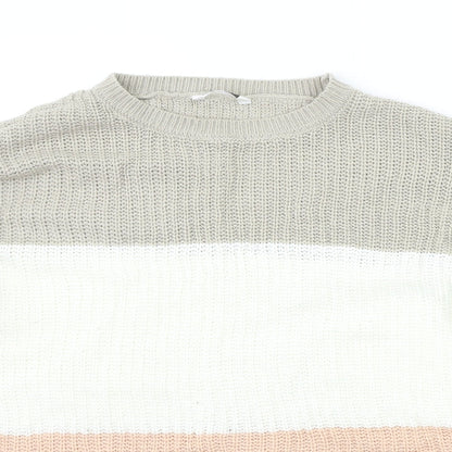 Womens UK Size M pEP&CO Beige Pullover Jumper