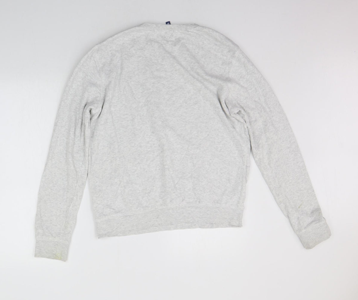 Womens UK Size M Divided Grey Pullover Jumper