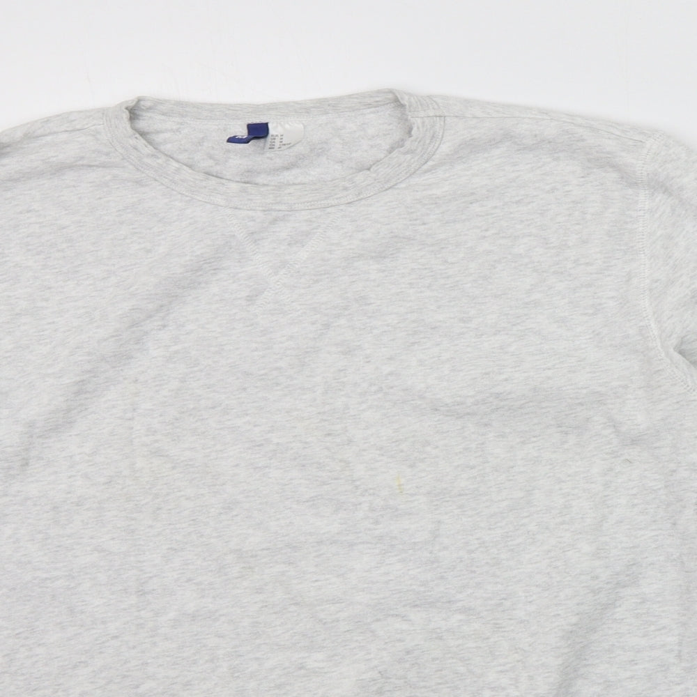 Womens UK Size M Divided Grey Pullover Jumper