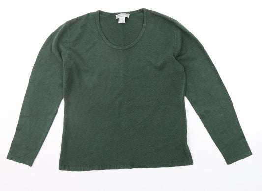 Authentic Womens Green   Pullover Jumper Size 14