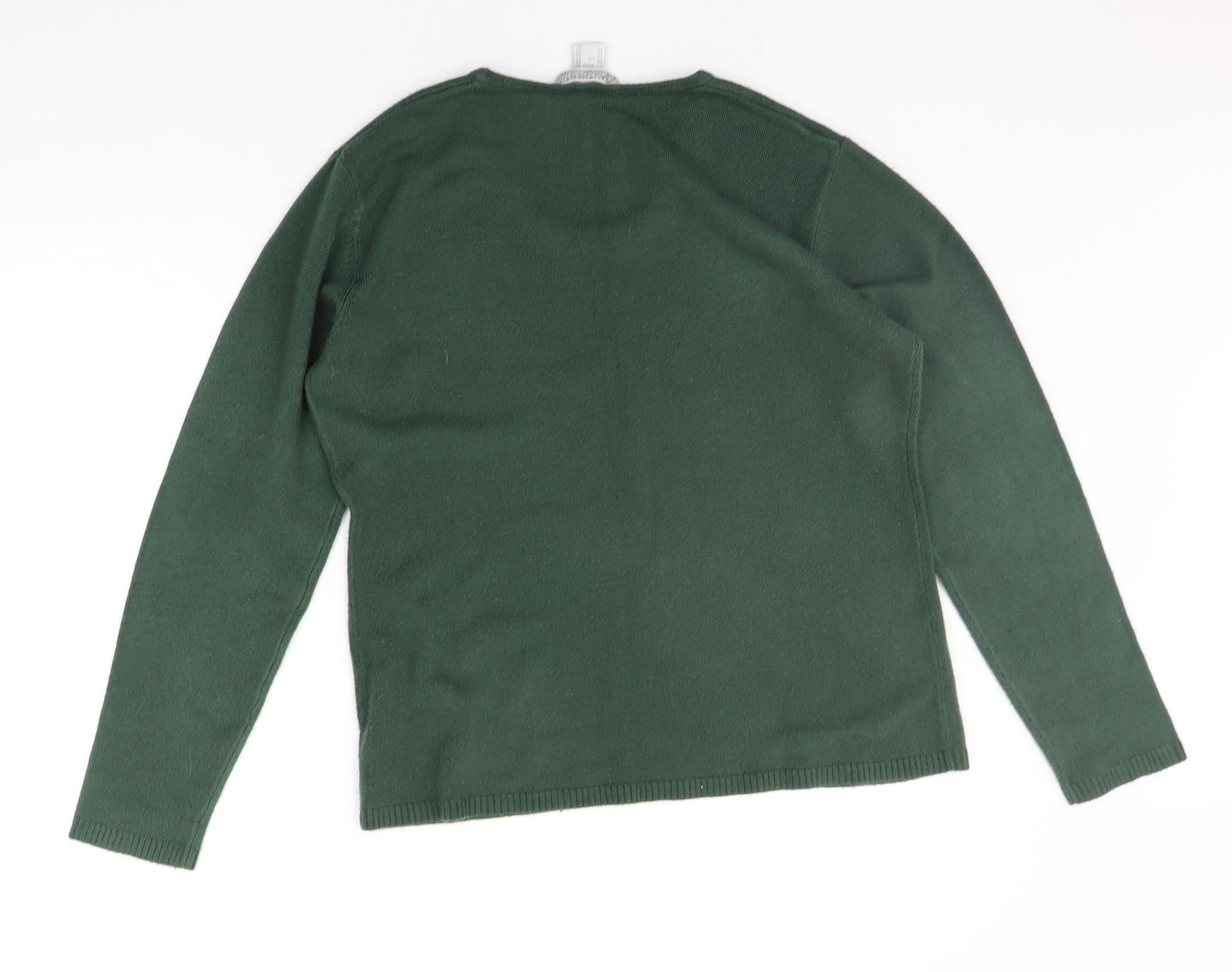 Authentic Womens Green   Pullover Jumper Size 14