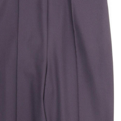 Womens UK Size 14 Papaya Regular Fit  Purple Trousers