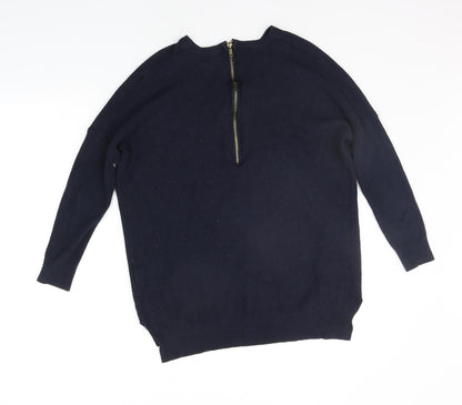 Womens UK Size 12 Atmosphere Blue Pullover Jumper