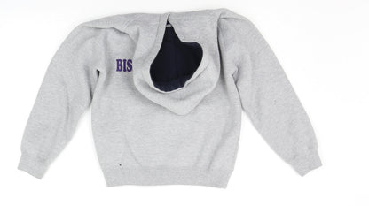 papini Girls Grey   Pullover Hoodie Size 7-8 Years