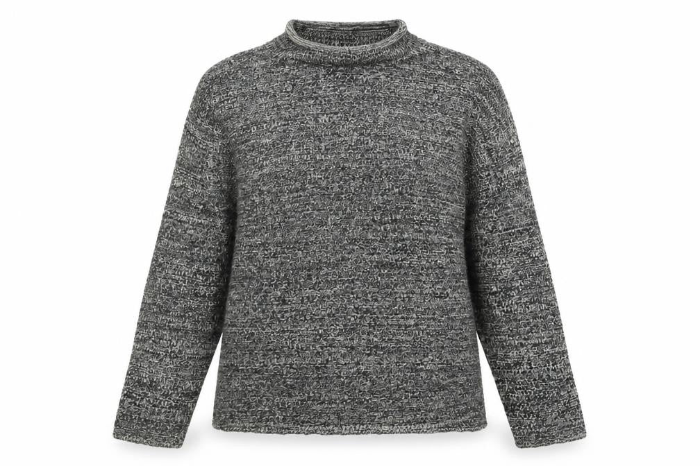 Front view of Mainstream women’s grey jumper, size L