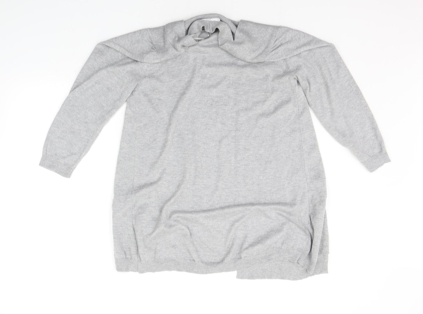 Womens UK Size S Wallis Grey Cardigan Jumper