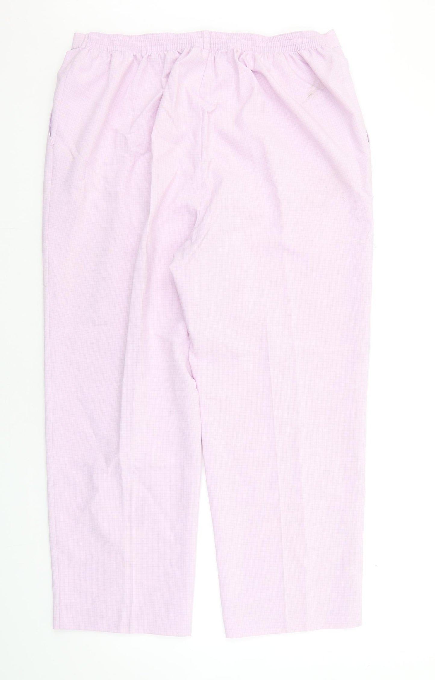 Womens UK Size 20 Marks and Spencer Regular Fit  Purple Trousers