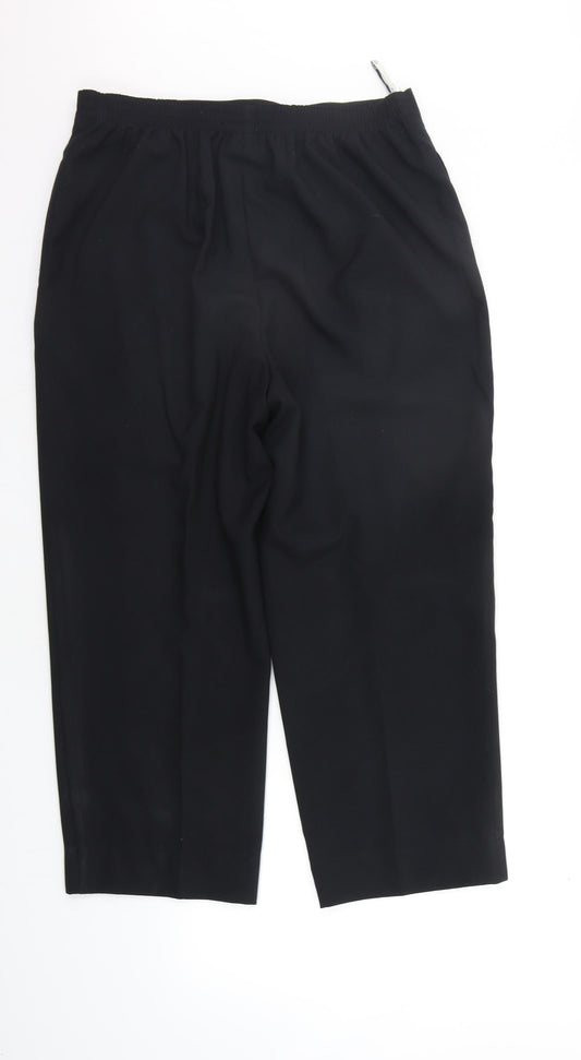 Womens UK Size 14 BHS Regular Fit  Black Trousers