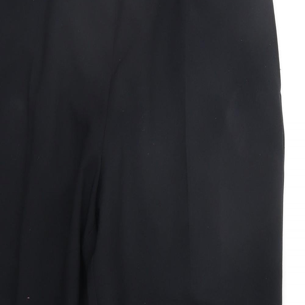 Womens UK Size 14 BHS Regular Fit  Black Trousers