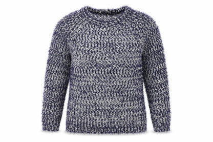 Womens UK Size L PEBBLE BAY Blue Pullover Jumper