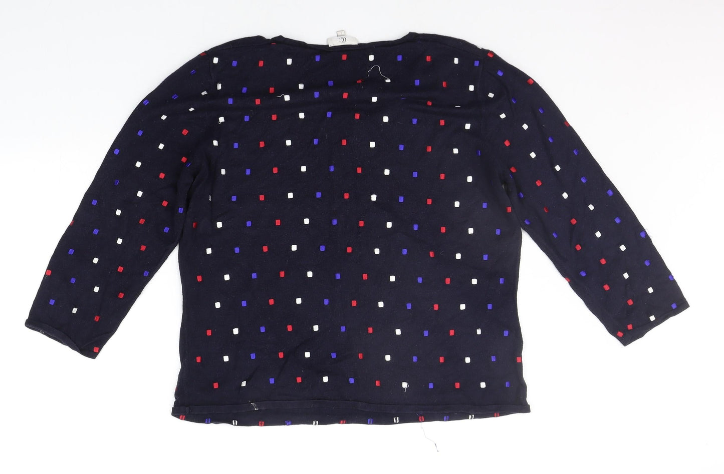 Womens UK Size L county casual Blue Pullover Jumper