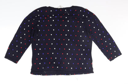 Womens UK Size L county casual Blue Pullover Jumper