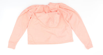 F&F Boys Orange   Henley Hoodie Size 12-13 Years