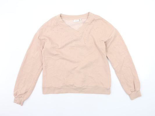 Womens UK Size 12 NEXT Beige Pullover Jumper