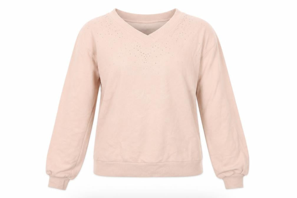 Womens UK Size 12 NEXT Beige Pullover Jumper